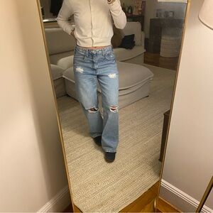 Anthropologie - Pilcro Light Blue Wide Leg Jeans